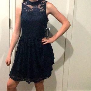 Ava & Yelly Navy blue formal dress